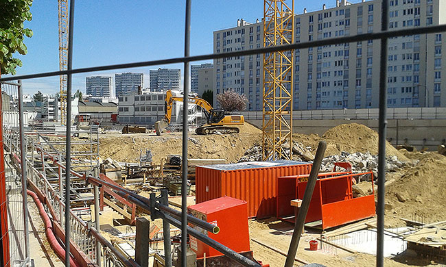 Construction de logements à Maisons-Alfort